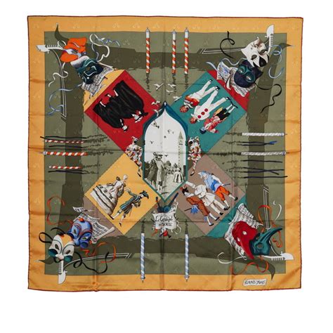 Hermes Scarf Carre90 Venice Sailor 6145 m1